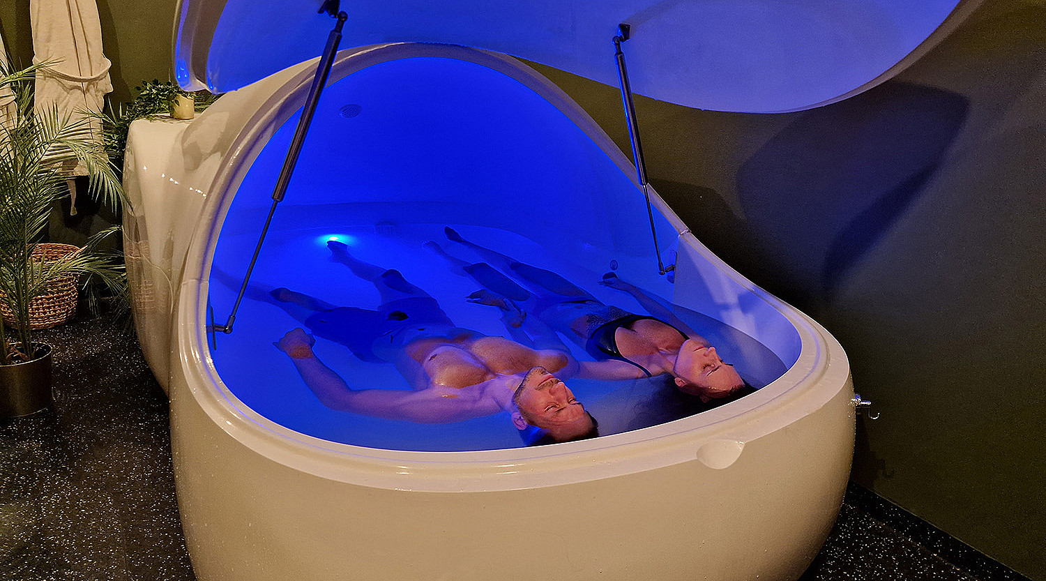 Parfloating med IR Sauna