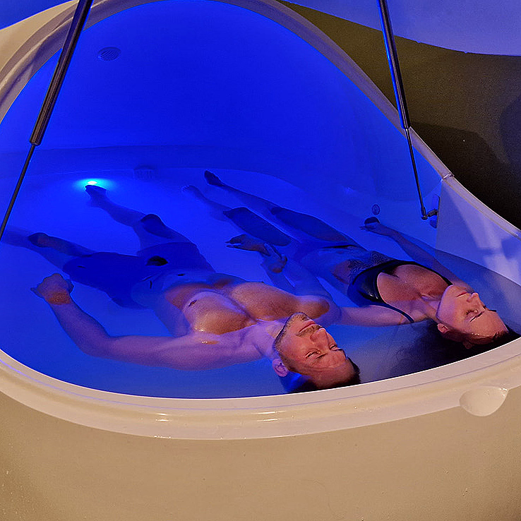 Parfloating med IR Sauna