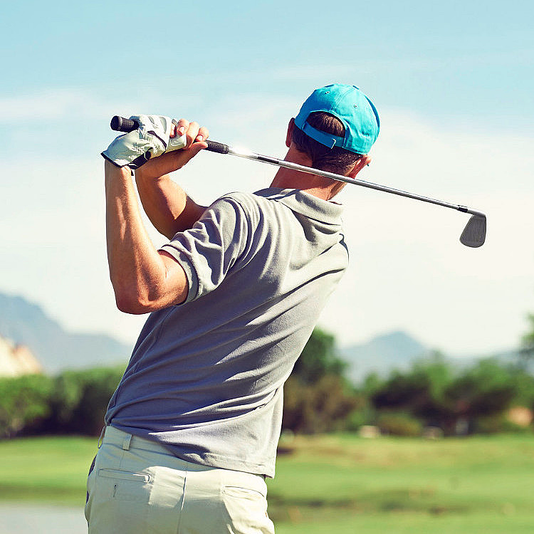 Golfrunde med proff