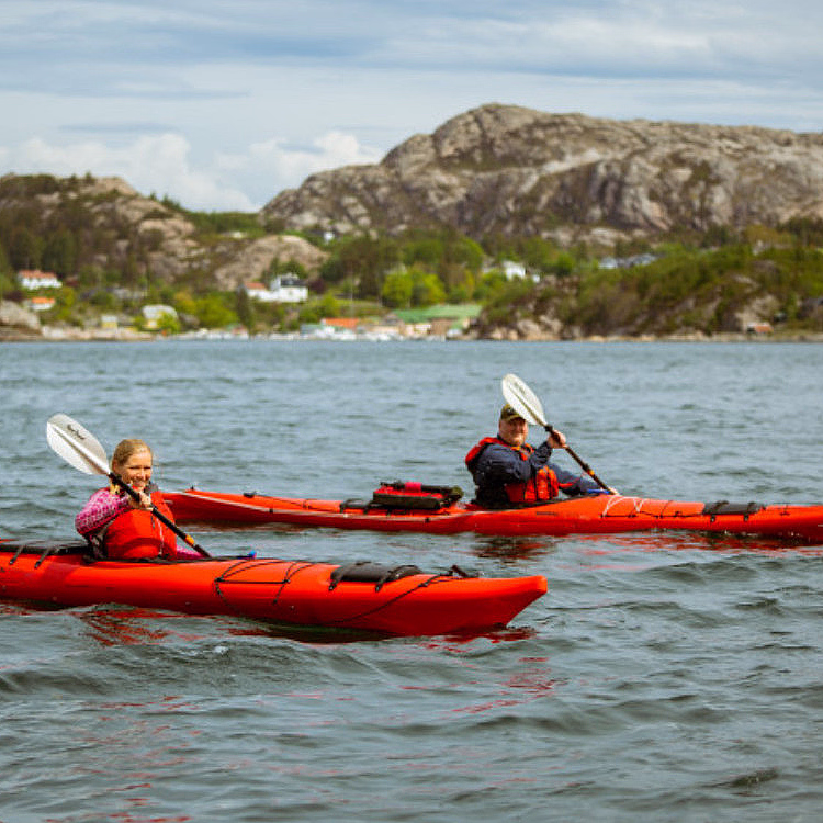 Guidet kajakktur i Øygarden skjærgård