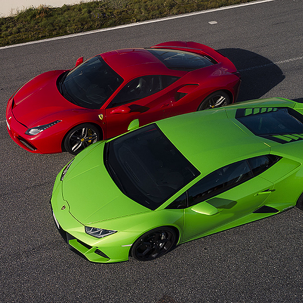 Kjør Lamborghini & Ferrari på racerbane