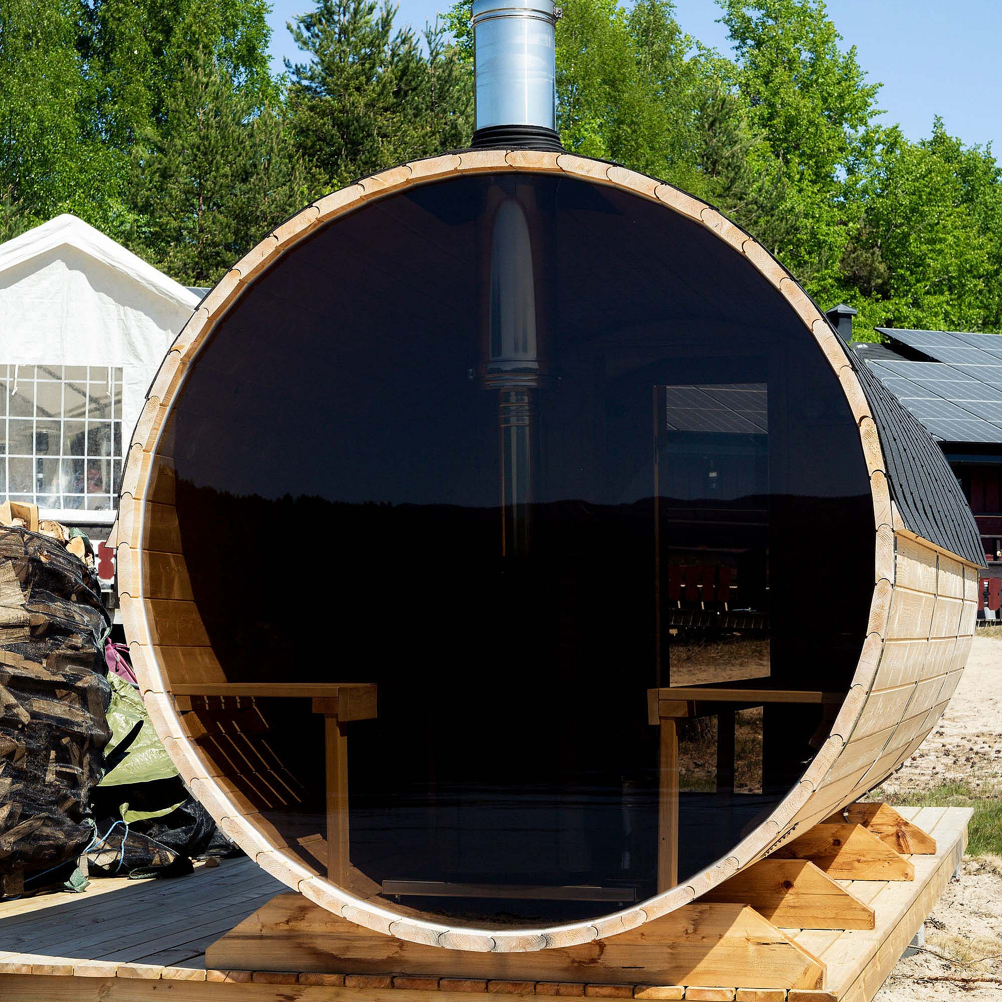 Hyttetur med vedfyrt sauna