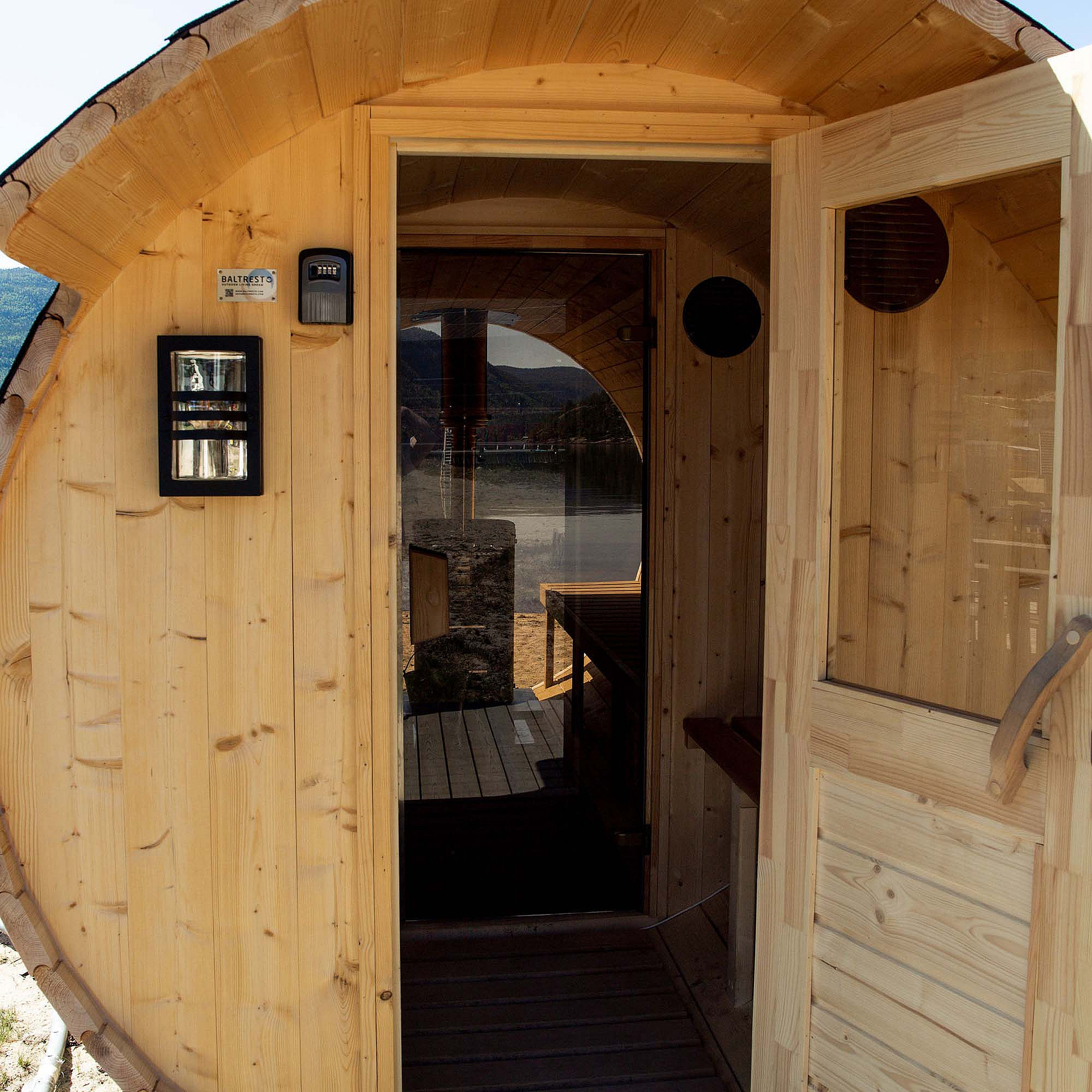 Hyttetur med vedfyrt sauna