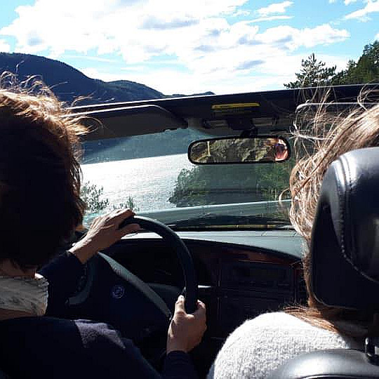 Kjør Vintage Cabriolet halvdag