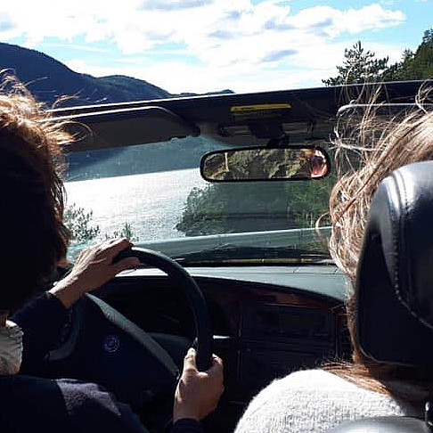Hyttetur med cabriolet cruising