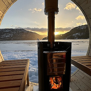 Hyttetur med vedfyrt sauna