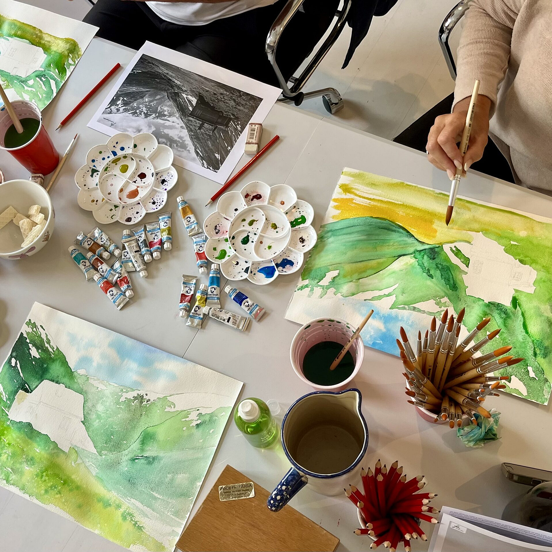 Akvarell watercolor workshop