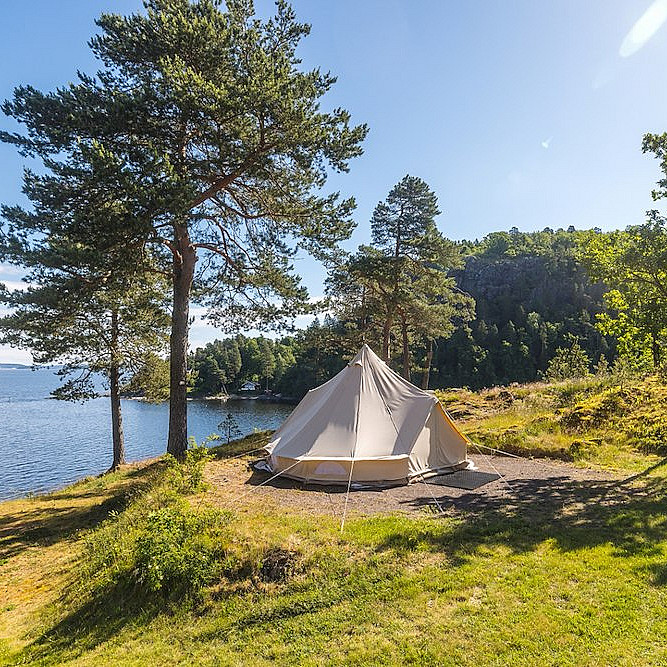 Glamping med middag