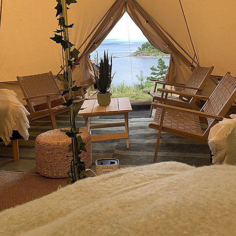 Glamping med middag