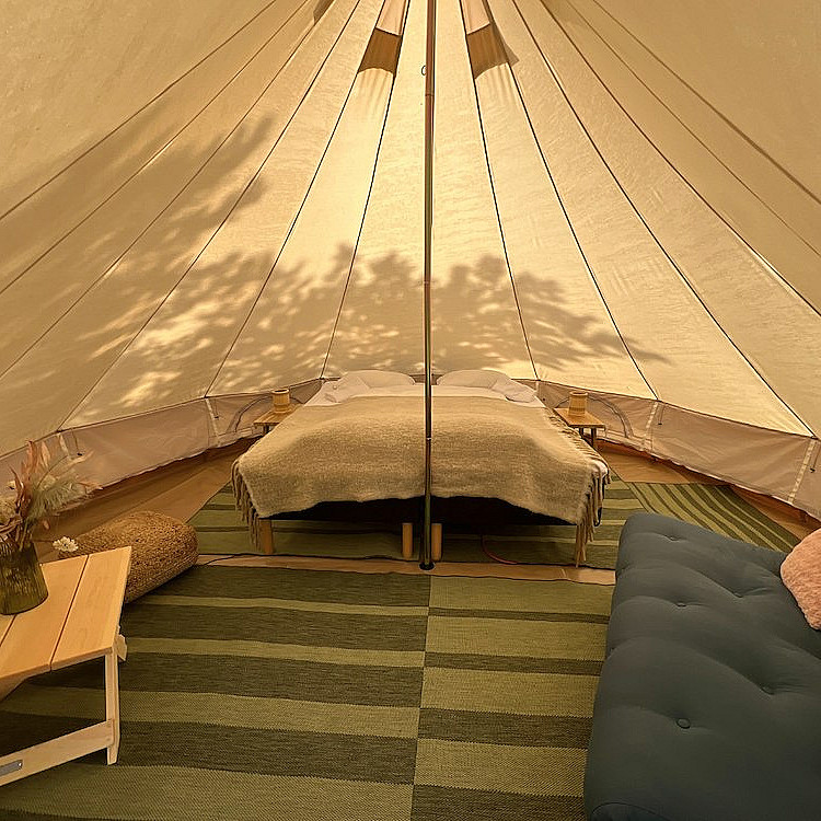 Glamping med middag