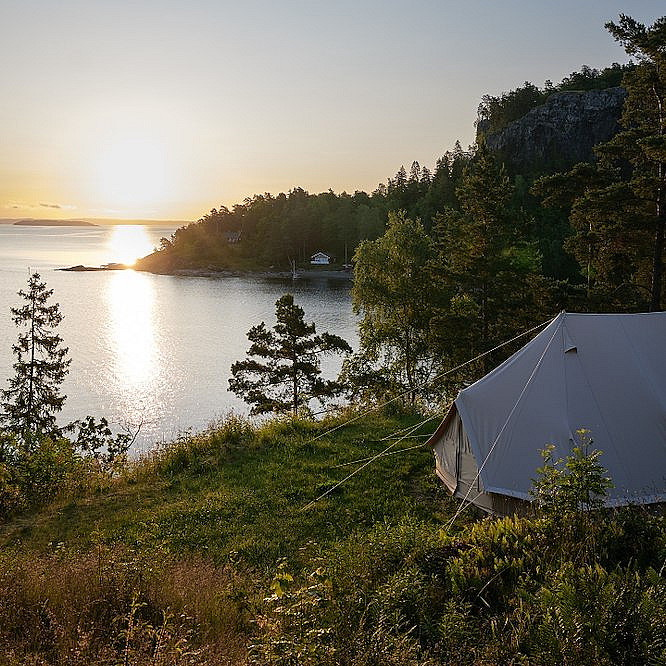 Glamping med middag
