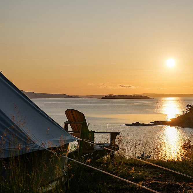 Glamping med middag