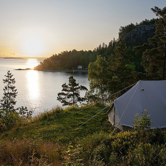 Glamping med middag