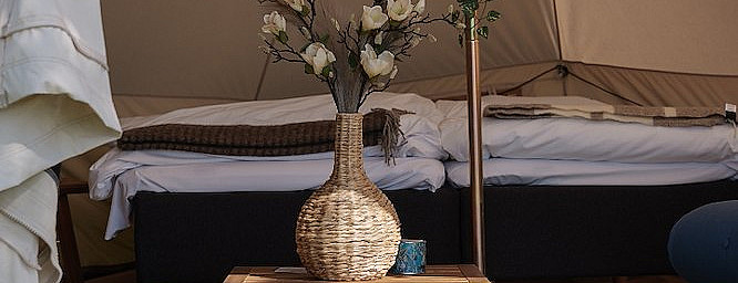Glamping med middag