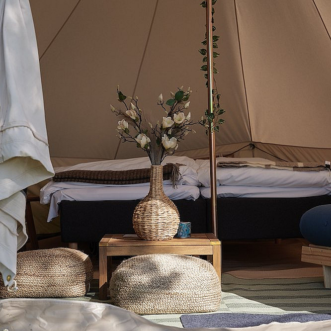 Glamping med middag
