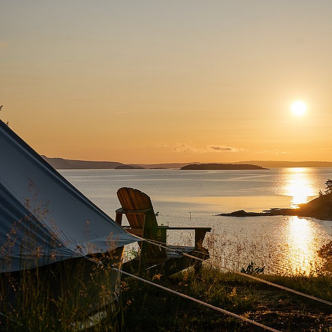 Glamping med middag