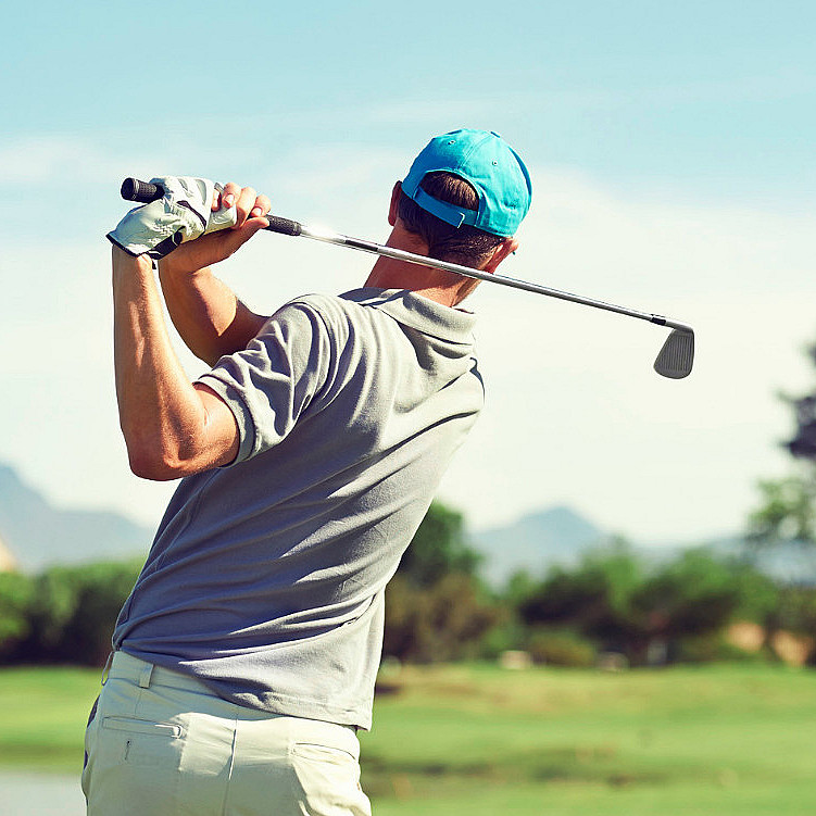 Golfrunde med proff