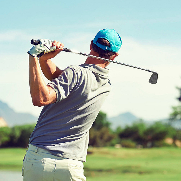 Golfrunde med proff