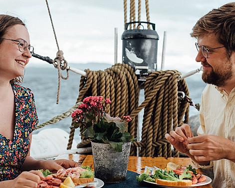 Fjordcruise med reker for to
