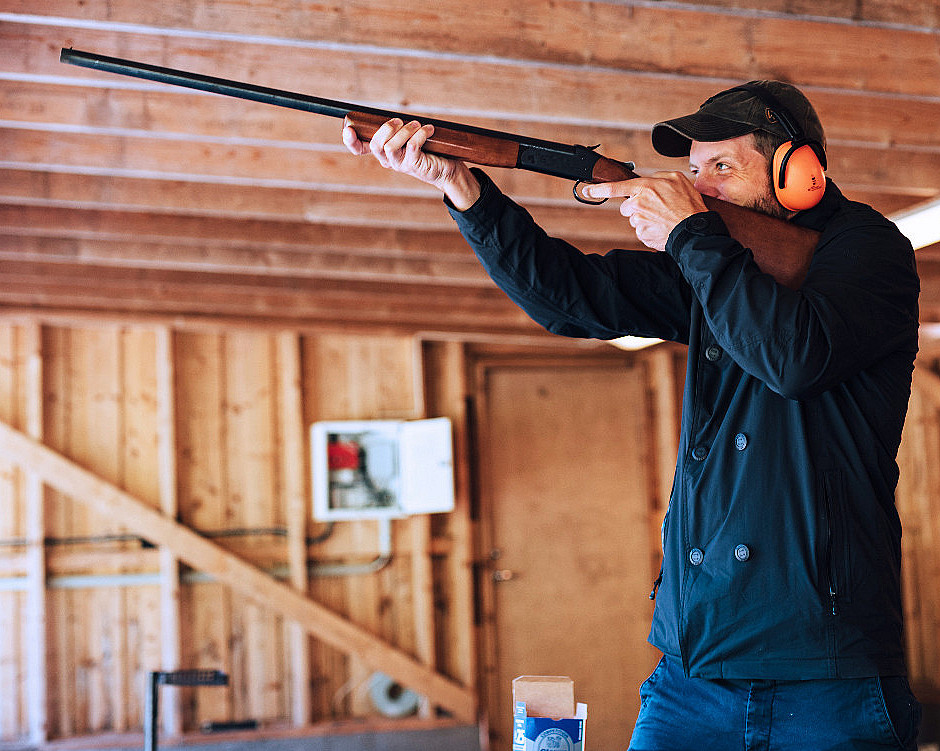 Leirdueskyting for to