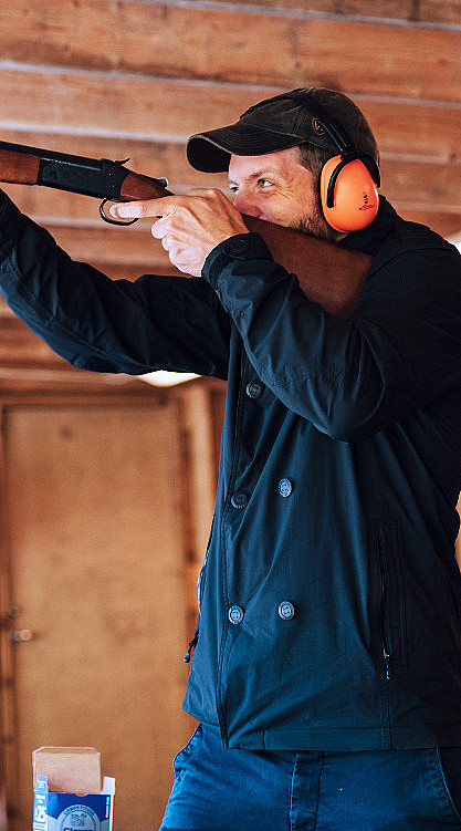 Leirdueskyting for to