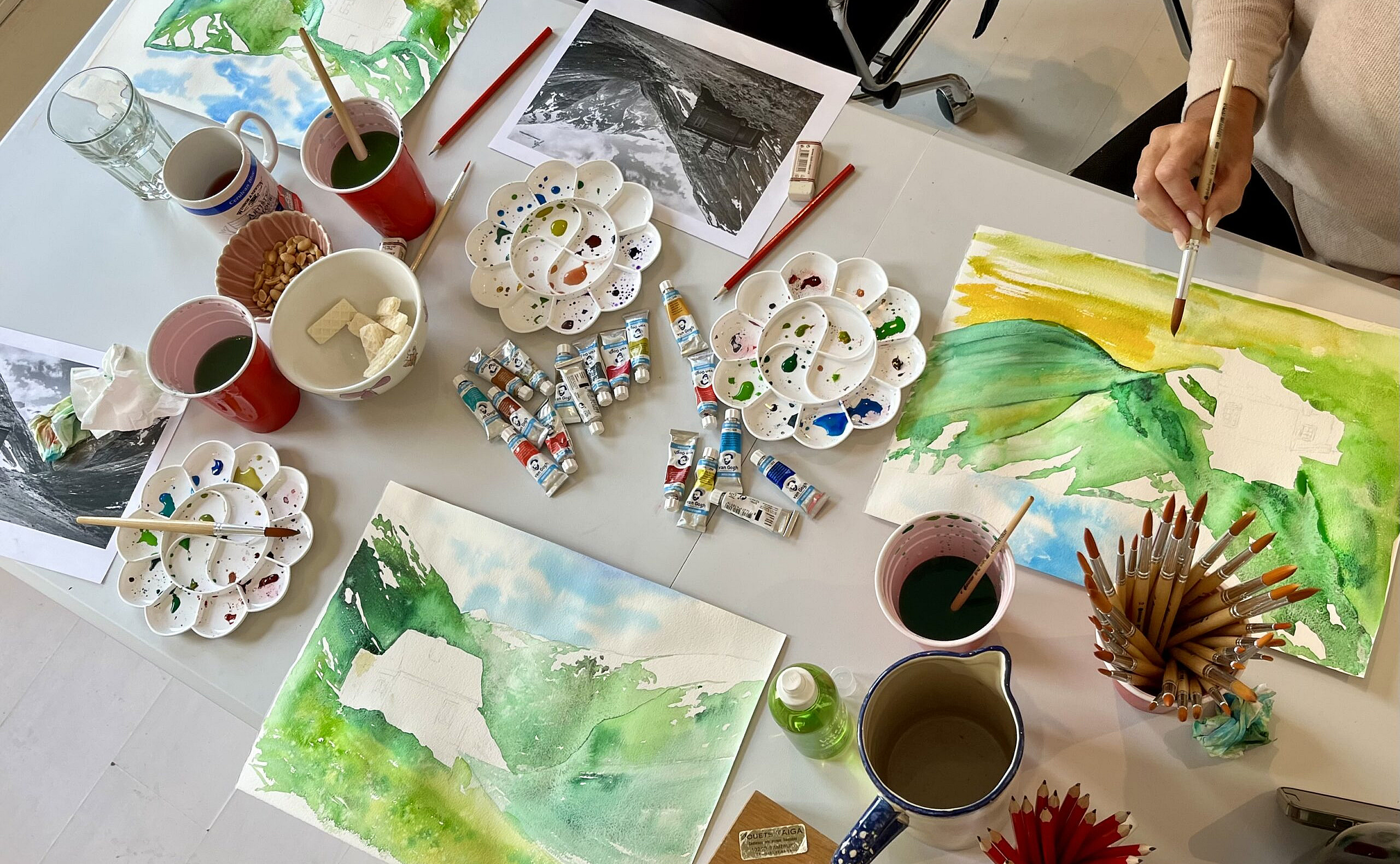 Akvarell watercolor workshop