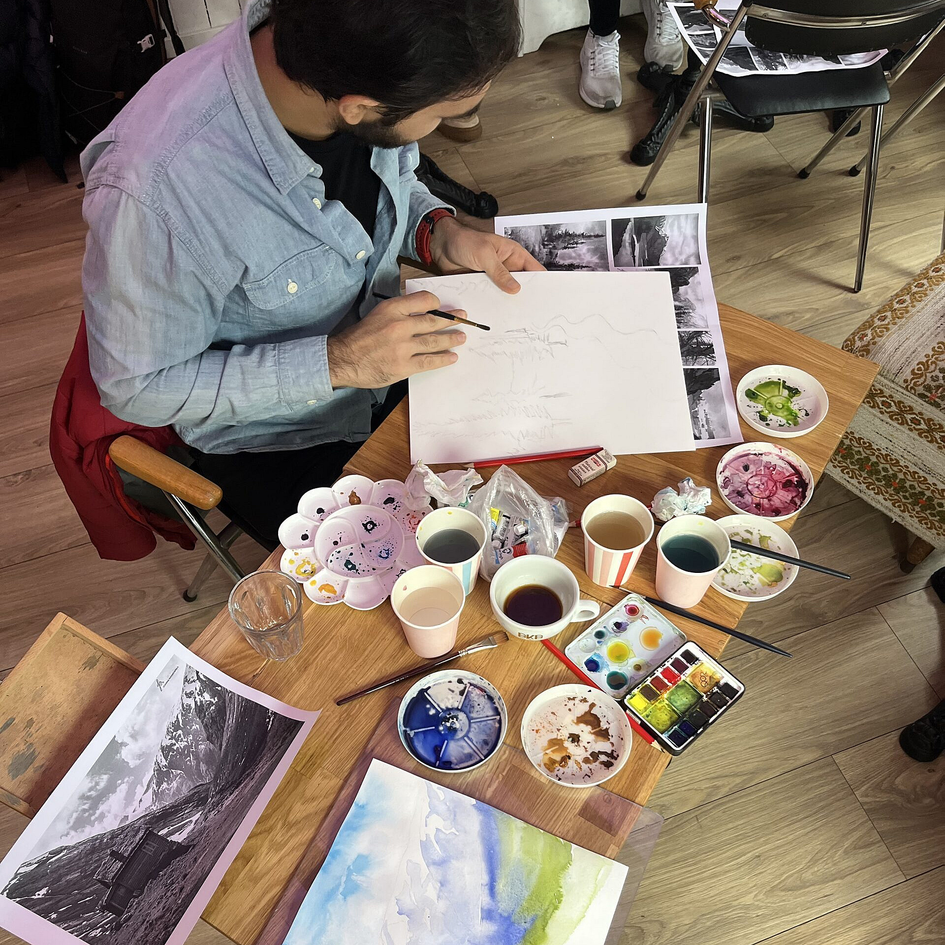 Akvarell watercolor workshop
