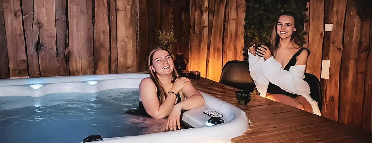 Spa, jacuzzi, badstue & kroppsskrubb