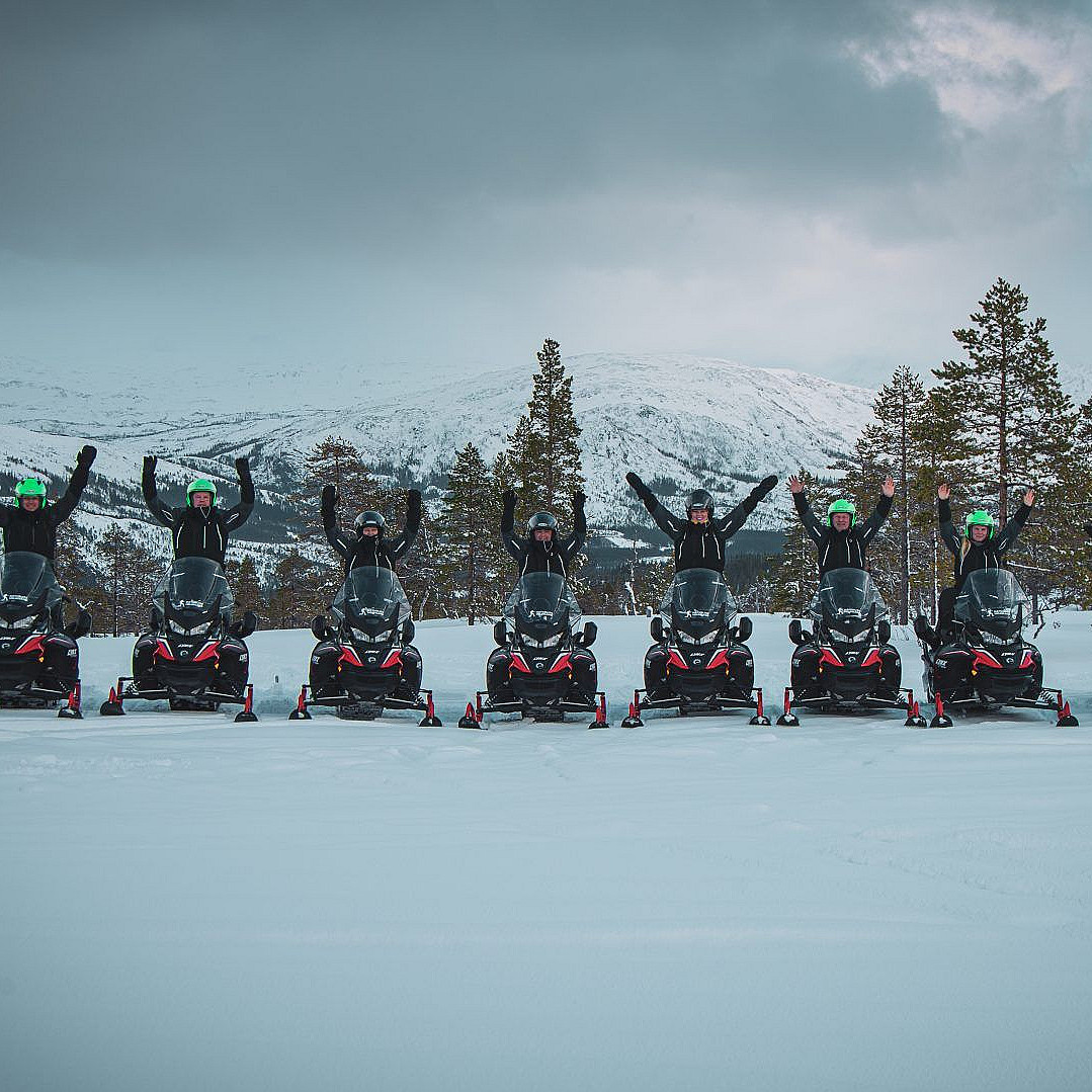 Snøscootersafari