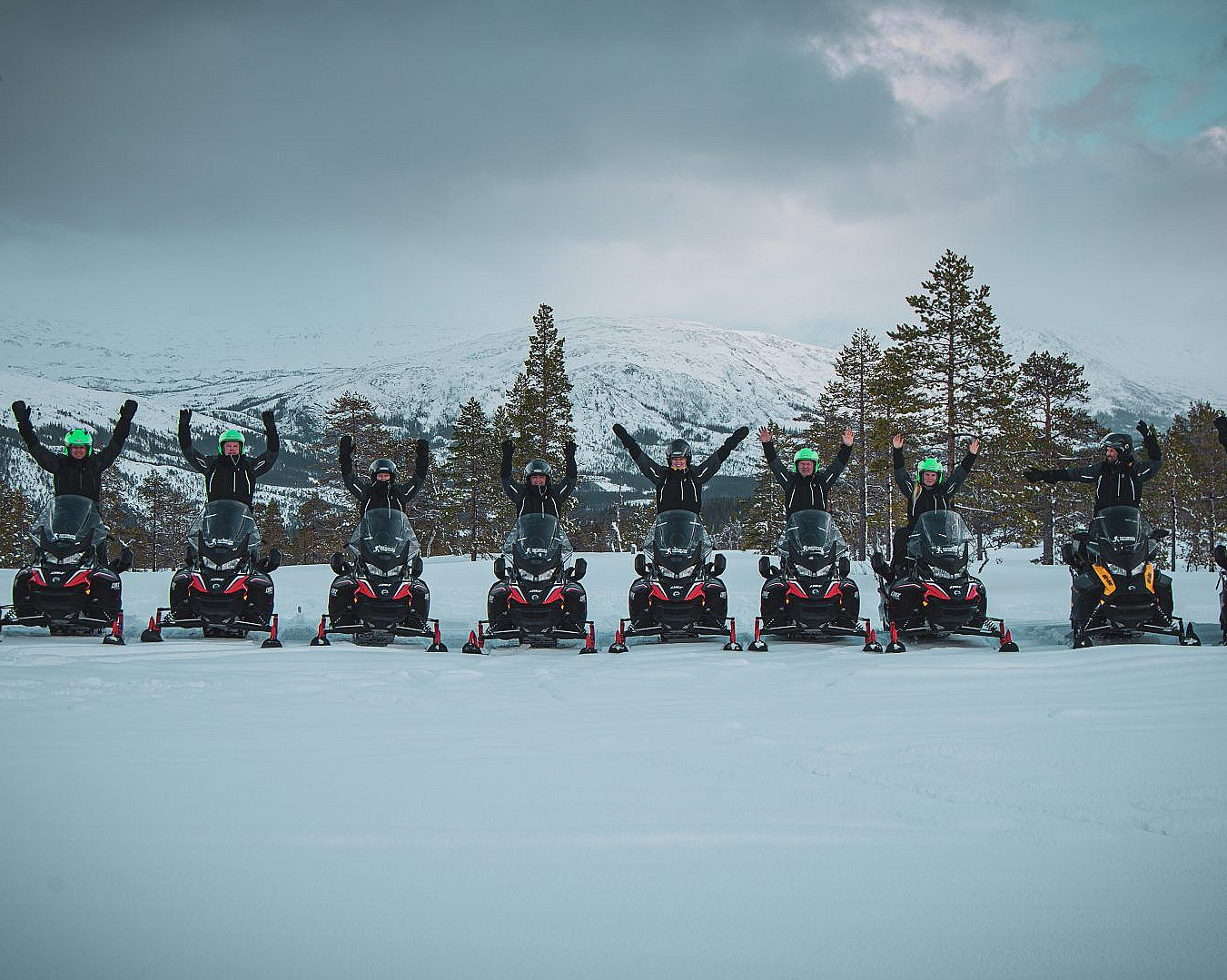 Snøscootersafari