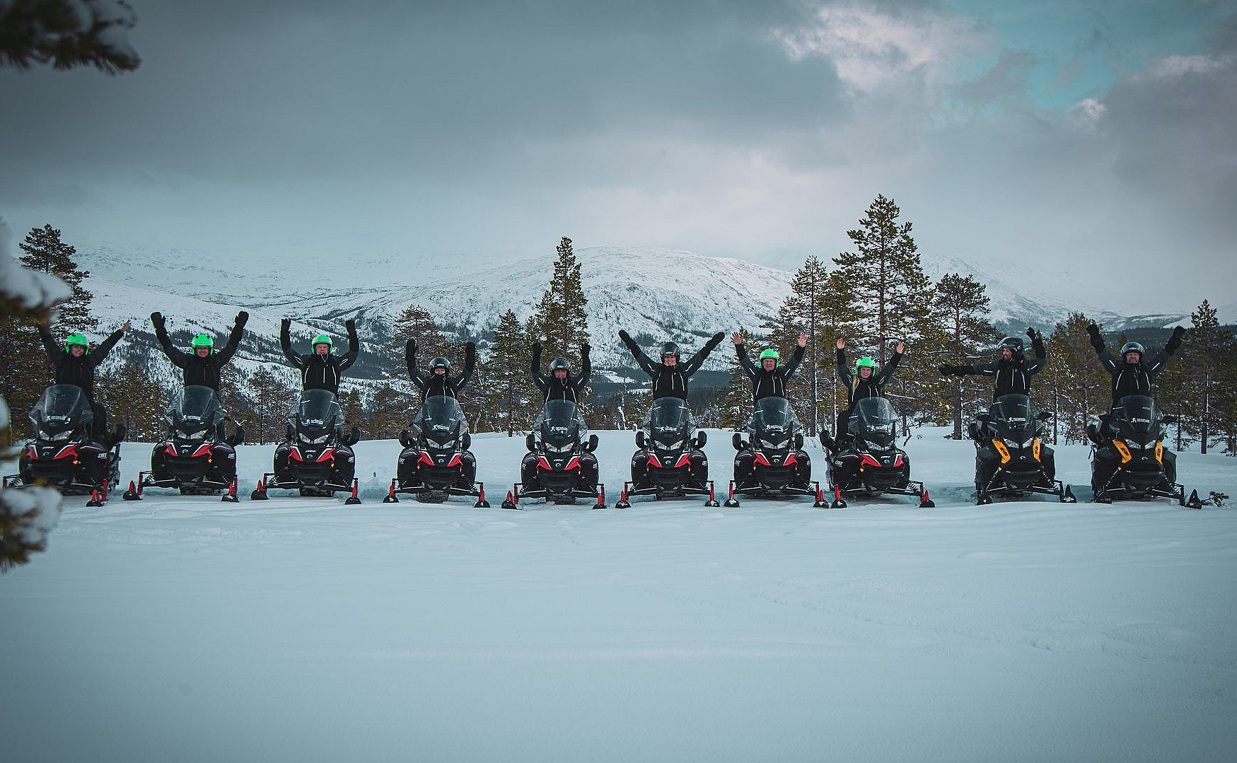 Snøscootersafari