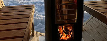 Hyttetur med vedfyrt sauna