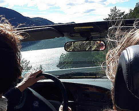 Hyttetur med cabriolet cruising