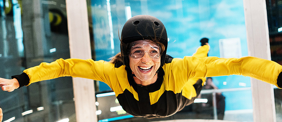 Indoor skydive