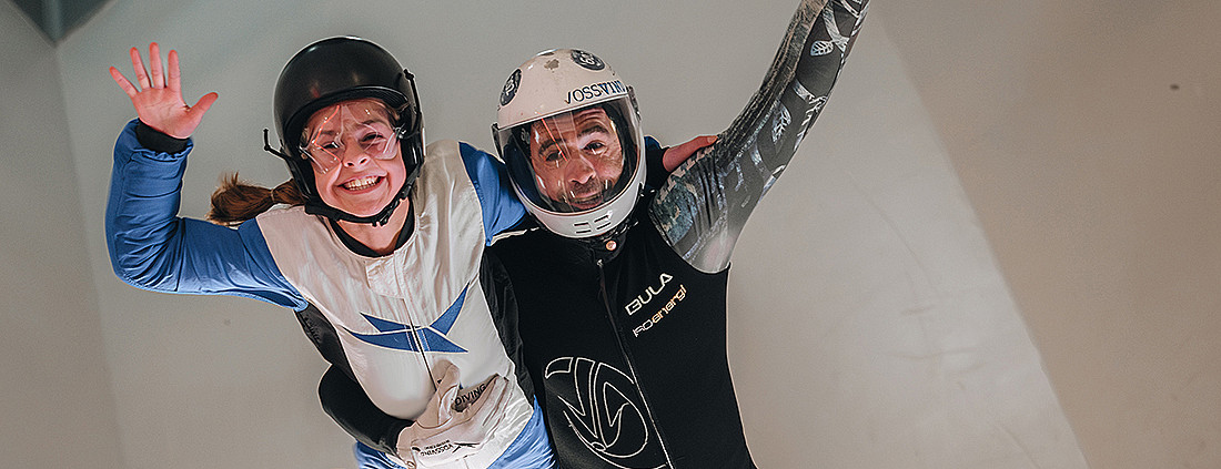 Indoor skydive