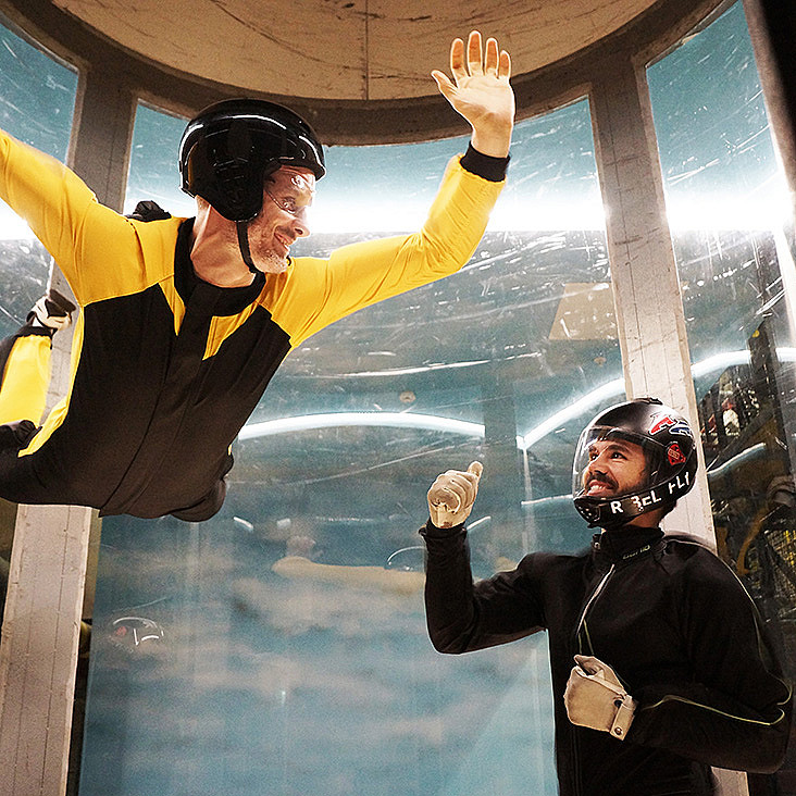 Indoor skydive