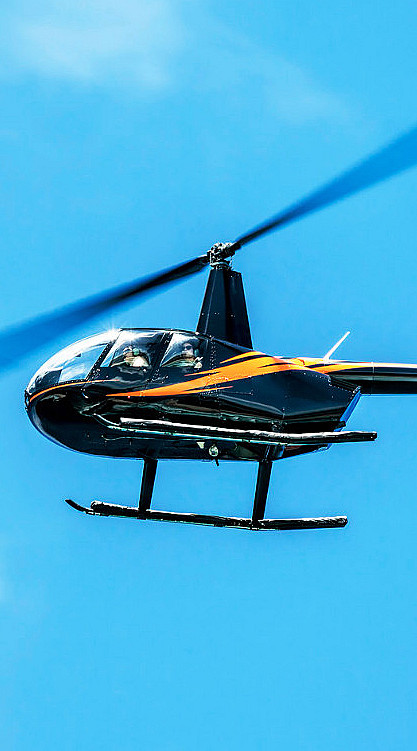 Helikopterleksjon og prøveflyging