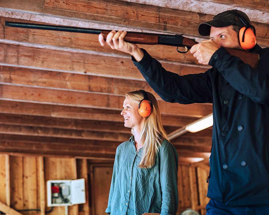 Leirdueskyting for to deluxe