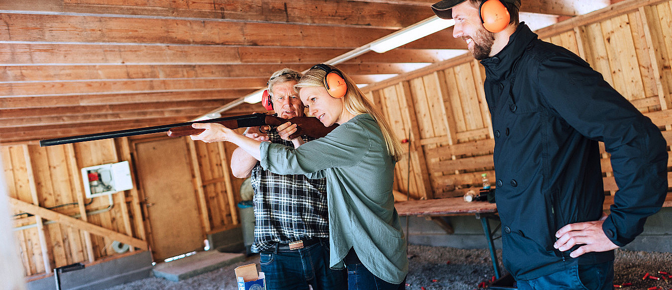 Leirdueskyting for to deluxe