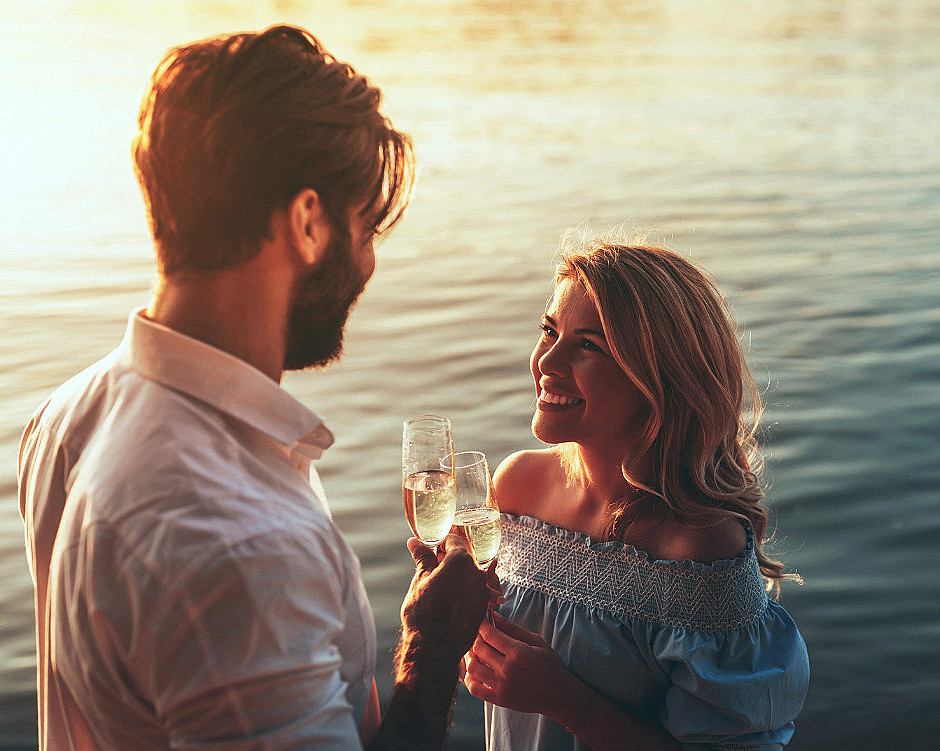 Romantikk ved havet