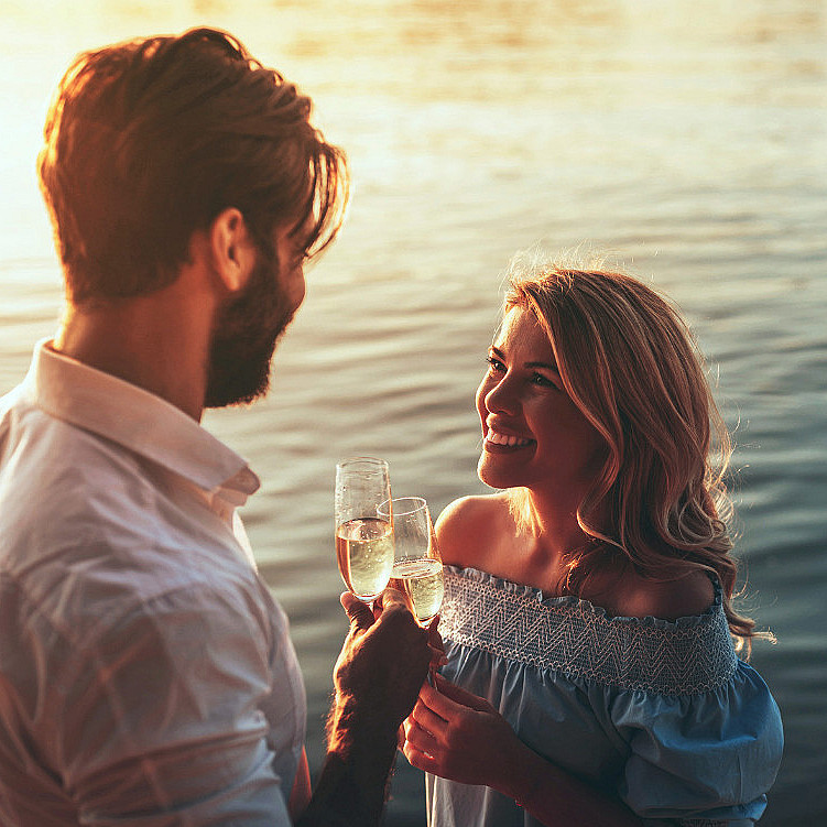 Romantikk ved havet