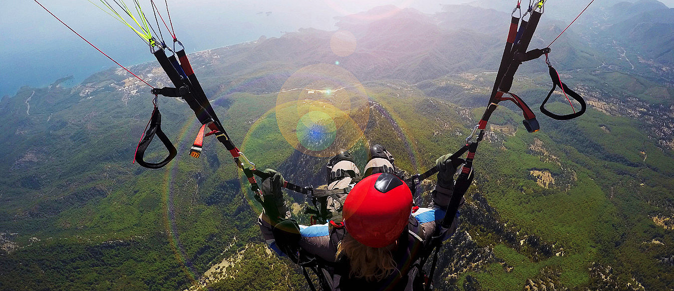 Paragliding tandem