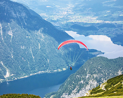 Paragliding tandem