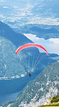 Paragliding tandem