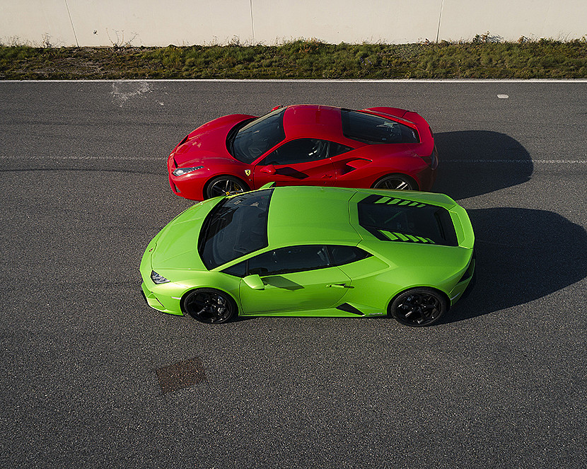 Kjør Lamborghini & Ferrari på racerbane