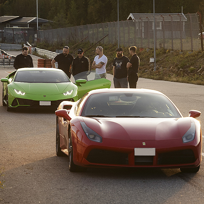 Kjør Lamborghini & Ferrari på racerbane deluxe
