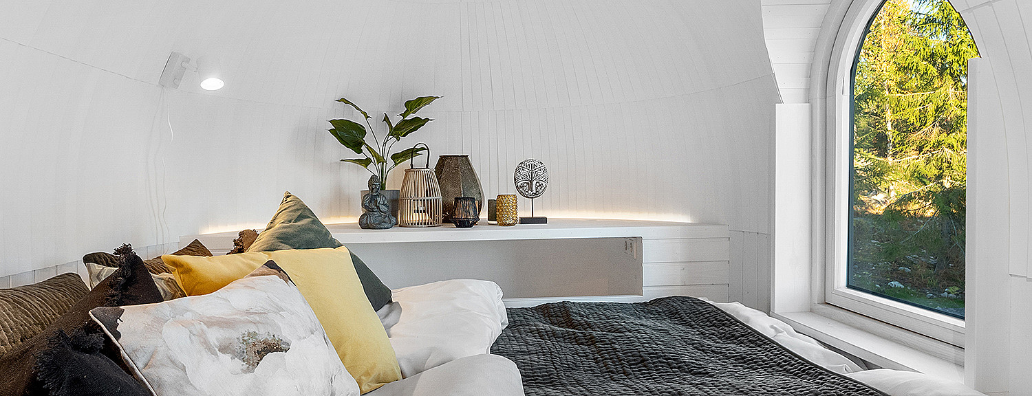 Overnatting i Igloohut