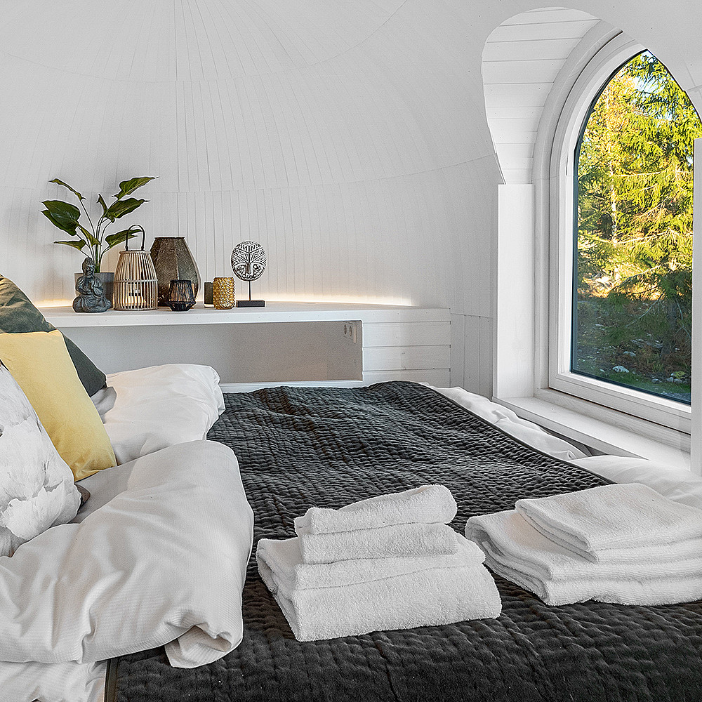 Overnatting i Igloohut