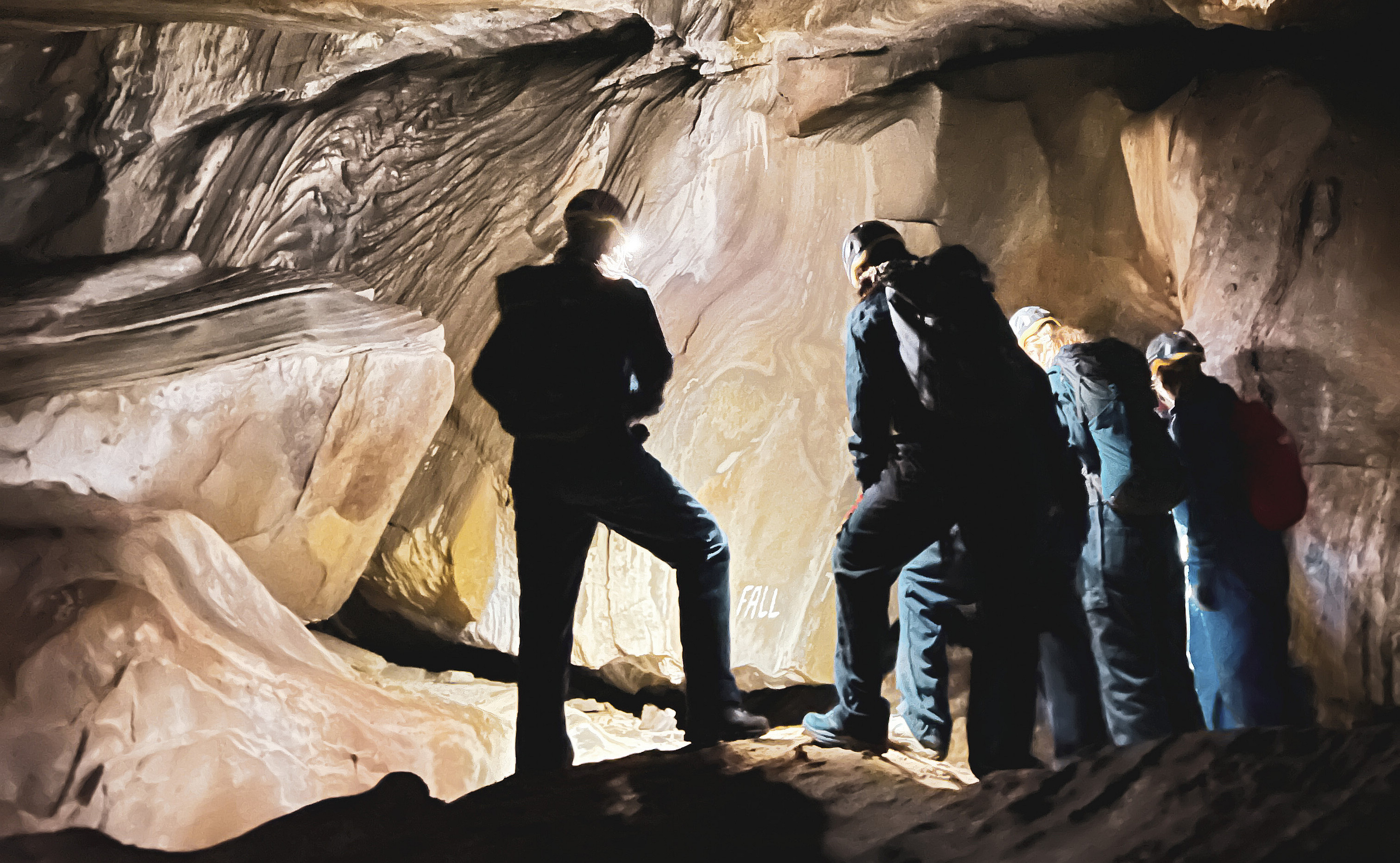 Grottetur i Øyfjellgrotta