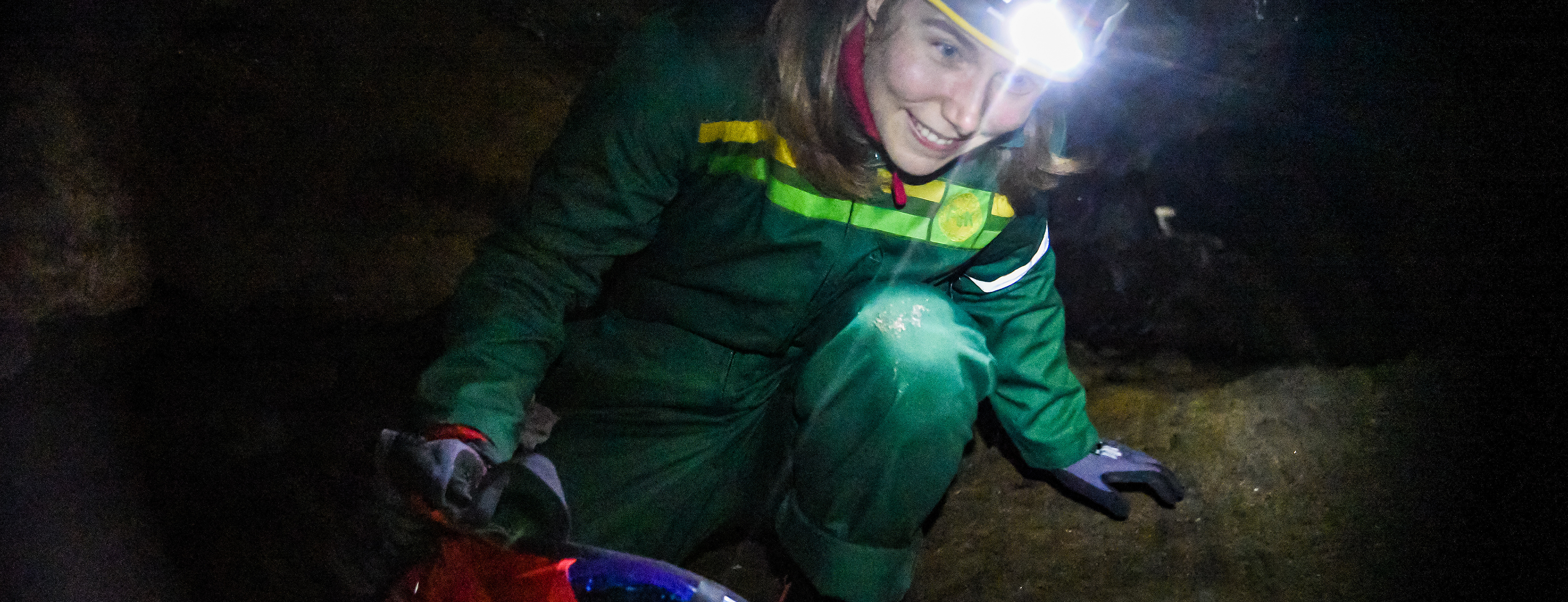 Grottetur i Øyfjellgrotta
